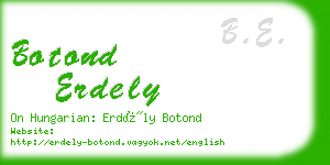 botond erdely business card